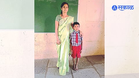 Rupali Shejwal with Vaibhav