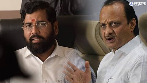 Ajit Pawar Eknath Shinde