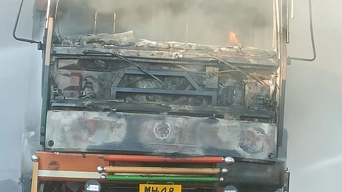 Nashik truck fire Accident