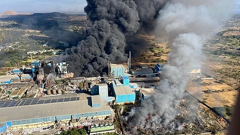 Jindal Fire Accidnt