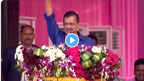 aap arvind kejriwal telangana viral video bjp manoj tiwari takes a jibe