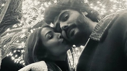 Malaika Arjun kiss photo viral