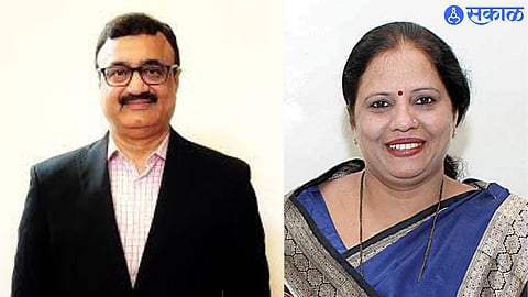 MLA Devyani Farande and Municipal Commisioner Chandrakant Pulkundwar