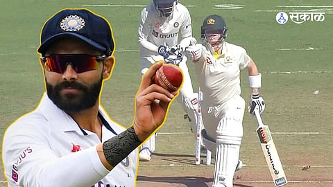 Ravindra Jadeja Steve Smith IND vs AUS 1st Test