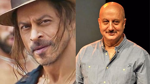 Anupam Kher and Shah Rukh Khan