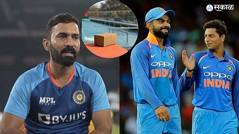 Kuldeep Yadav Virat Kohli Dinesh Karthik