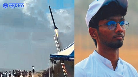 The rocket launch was done with the participation of Yash Raj Gudhekar