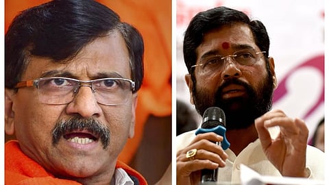 Eknath Shinde and Sanjay Raut