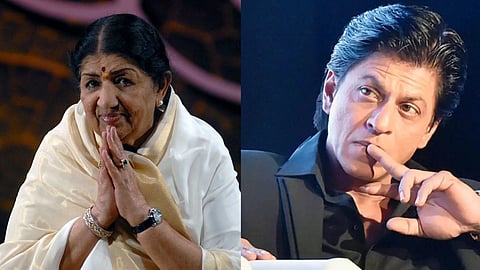 shah rukh khan, lata mangeshkar,