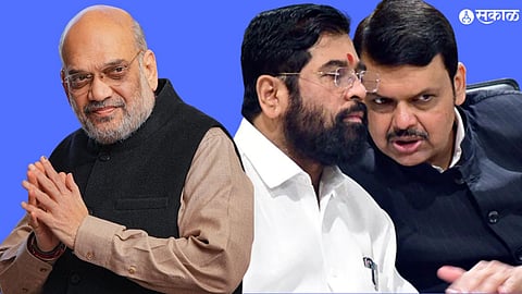 EKnath Shinde Devendra Fadnavis Amit Shah