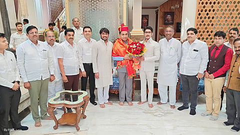 Goa cm dr pramod sawant visit to solapur pm modi mla rajan patil politics