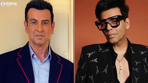 Ronit Roy and Karan Johar