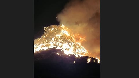 Uttan Garbage Fire