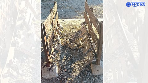 Stolen ironstones from graveyards.
