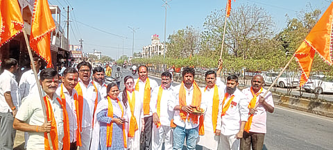 इंदापूर येथे निवडणूक आयोगाच्या निर्णयाचे स्वागत