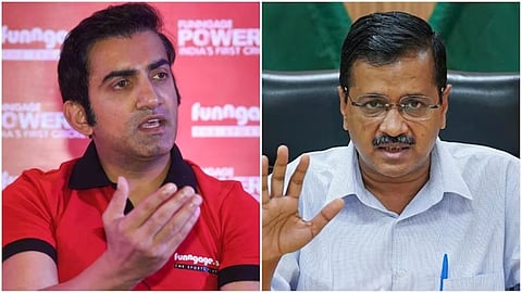 Gautam Gambhir and Arvind Kejariwal