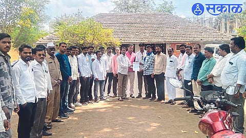 Office bearers and activists present in Baglan Taluka Vanchit Bahujan Aghadi meeting.