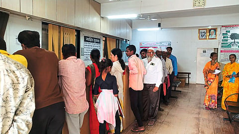 Queues in village panchayats to pay taxes after action.
