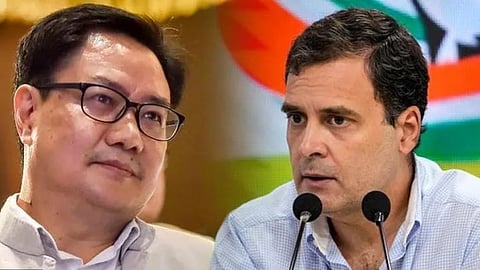 Kiren Rijiju Rahul Gandhi