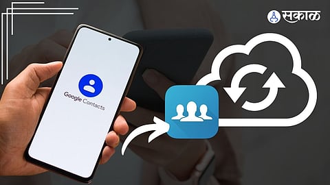 backup contacts to google