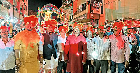 वडगावात श्रीराम नवमी निमित्त मिरवणूक