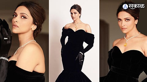 Deepika Padukone reveals Oscars 2023 red carpet glamorous look in beautiful off shoulder black gown