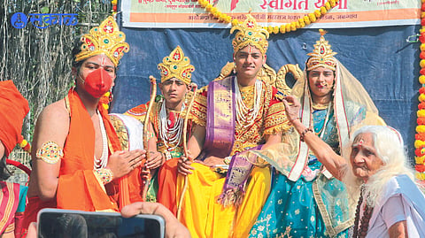 gudi padwa 2023 Welcoming New Year with shobhayatra jalgaon news