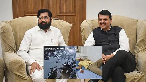 maharashtra friction visible in coalition government shiv sena shinde faction workers thrashed bjp worker fiercely