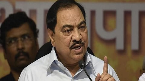 Eknath Khadse criticize bjp party over minority people buldhana politics