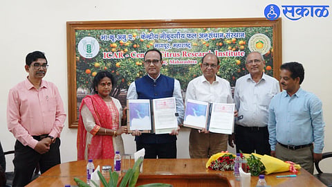 Jain Irrigation Systems Limited Company MoU with ICAR Central Citrus Research Institute Nagpur jalgaon news