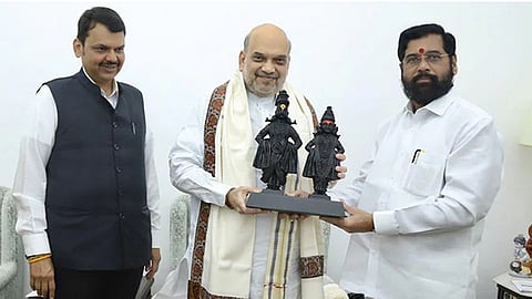 devendra fadnavis, amit shah and cm eknath shinde