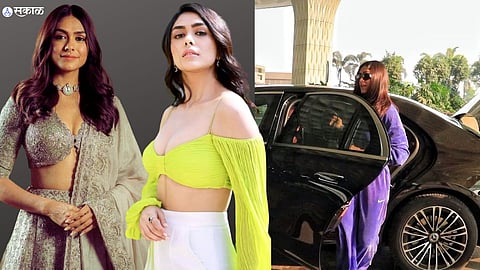 Mrunal Thakur New Car