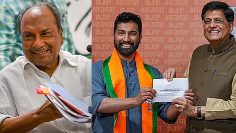 AK Antony and anil antony