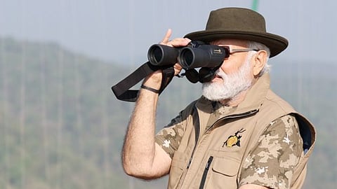 PM Modi did not spot a tiger in safari blame driver security team at Bandipur Tiger Reserve