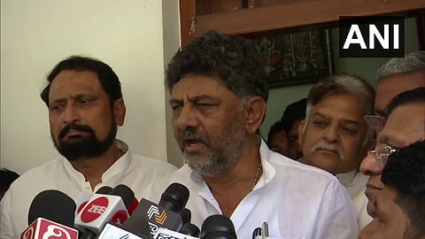 Former BJP leader former Karnataka Deputy CM Laxman Savadi has joined Congress says DK Shivakumar