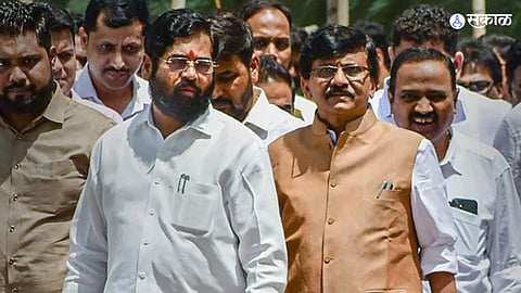 Eknath Shinde Sanjay Raut