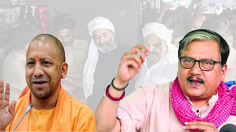 manoj jha and Yogi Aditynath