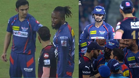 Virat Kohli Gautam Gambhir Fight Video