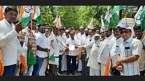 NCP protest
