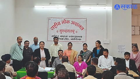 Legal experts and citizens involved in Lok Adalat