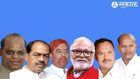 Chhagan Bhujbal, Ambadas Bankar, Narendra Darade, Kishore Darade, Marotrao Pawar, Sambhaji Pawar, Manikrao Shinde.