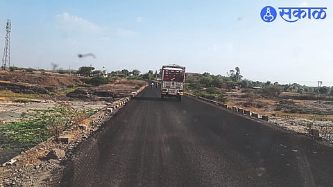 Nandgaon Malegaon road bridge over Panzhan river without parapet which is becoming a death trap.