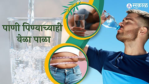 पाणी पिण्याच्या योग्य वेळा