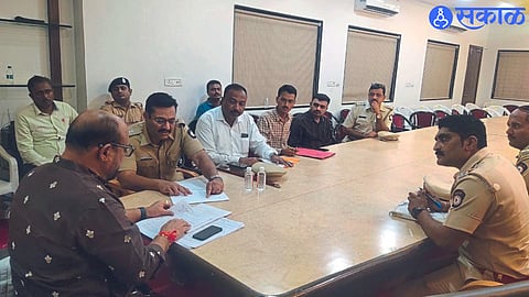 Jalgaon: Guardian Minister Gulabrao Patil while giving instructions in the review meeting of State Transport Board and Transport Departments.