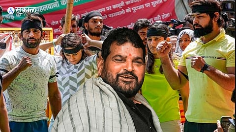 Wrestlers Protest