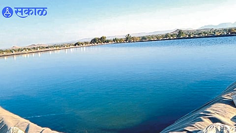 Reservoir constructed by Gram Panchayat.