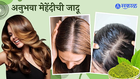 How to make Mehndi hair pack at home