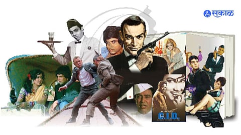 James Bond movie bollywood shole movie music fight action