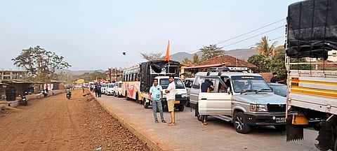 गर्दीमुळे सोहळा न पाहताच शिवप्रेमींचा परतीचा प्रवास
