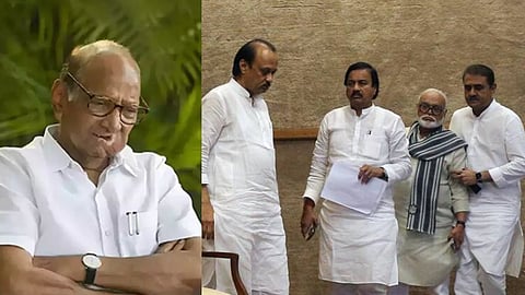 Sharad Pawar and Ajit Pawar Group